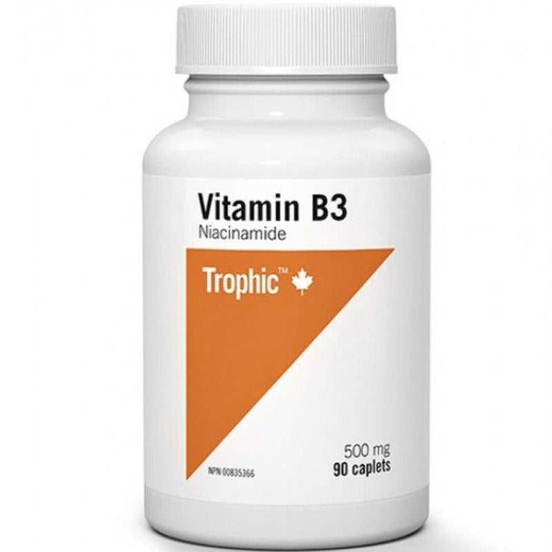 Trophic Vitamin B3 500mg 90 caps Vitamins - Vitamin B at Village Vitamin Store