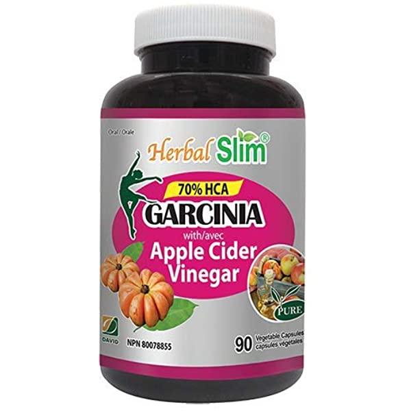 Herbal Slim Garcinia with Apple Cider Vinegar 90 Veggie Caps Supplements - Weight Loss at Village Vitamin Store