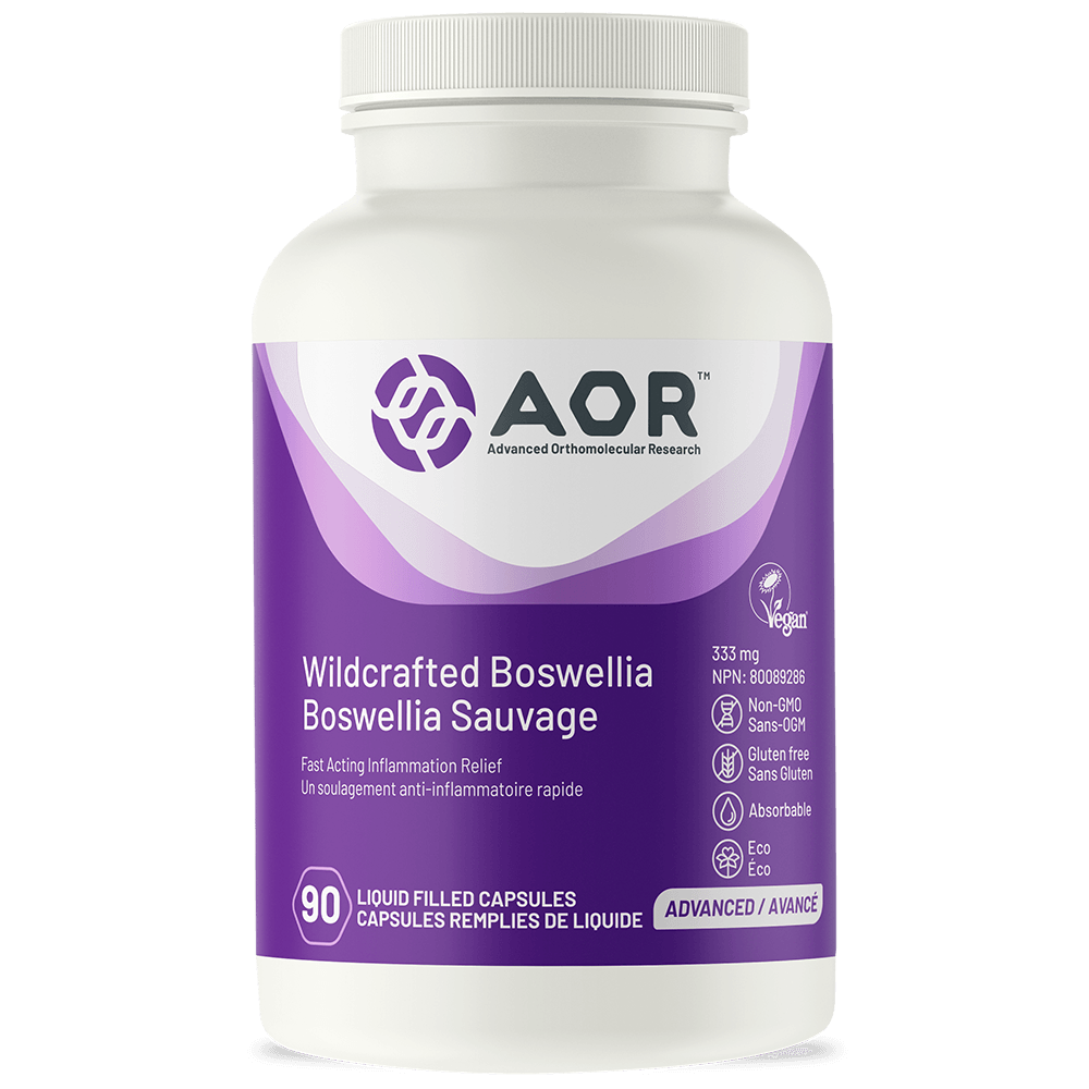 AOR Wildcrafted Boswellia 333 mg 90 LIQUID FILLED CAPSULES Supplements at Village Vitamin Store