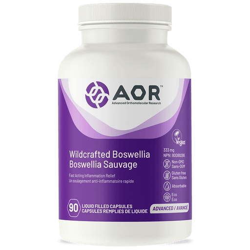 AOR Wildcrafted Boswellia 333 mg 90 LIQUID FILLED CAPSULES Supplements at Village Vitamin Store