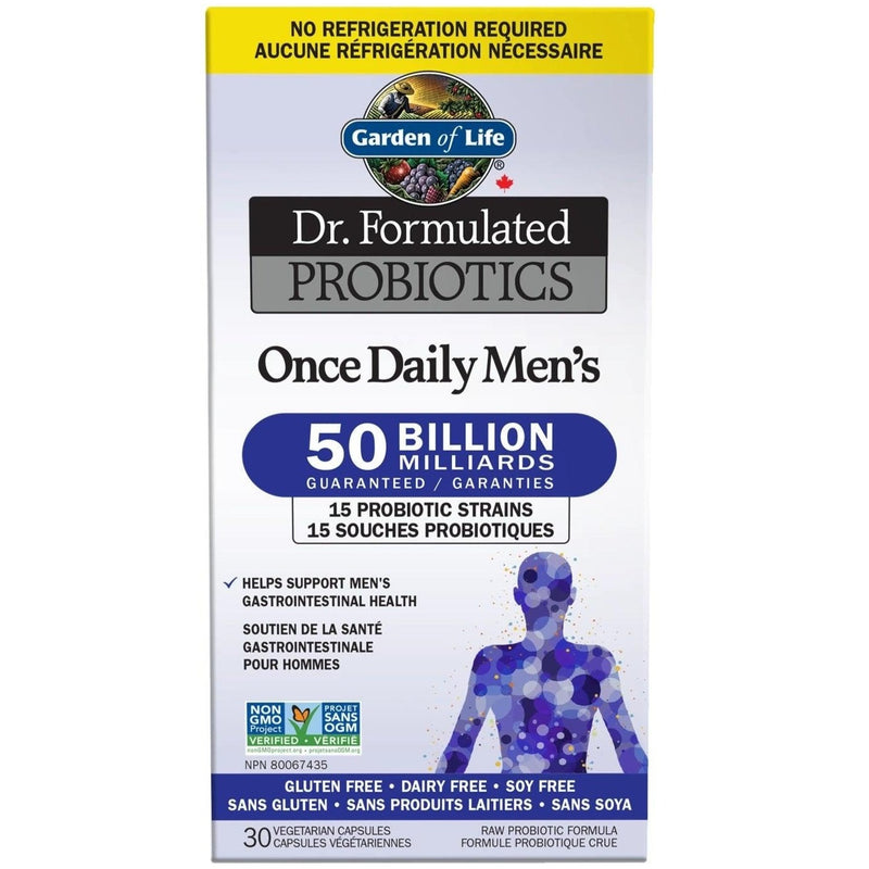 Garden of Life Dr. Formulated Probiotics Once Daily Men's 50 Billion Supplements - Probiotics at Village Vitamin Store