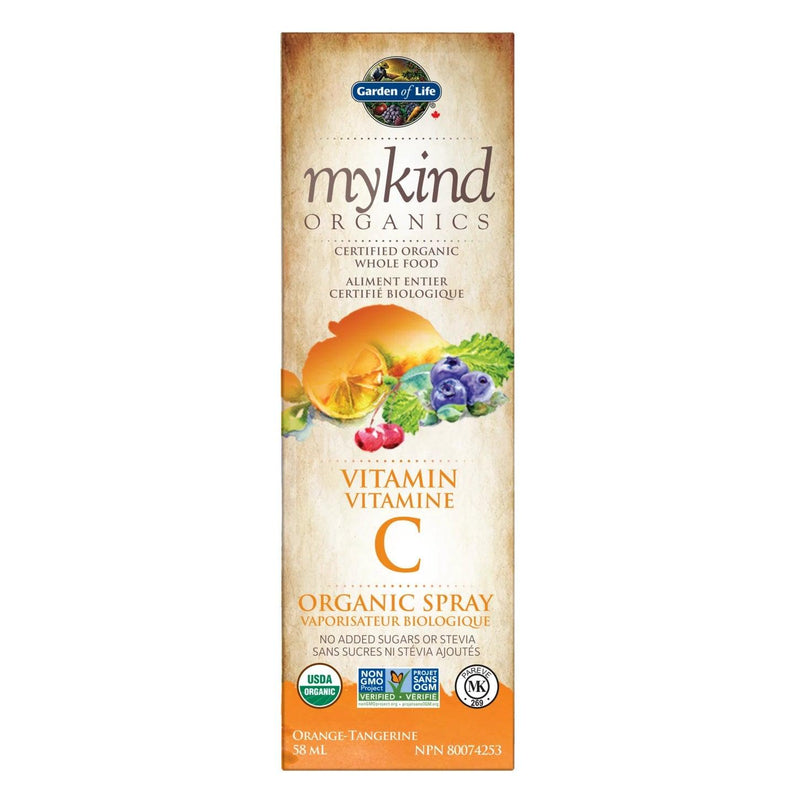 Garden of Life Mykind Organics Vitamin C Orange-Tangerine Flavor Spray Vitamins - Vitamin C at Village Vitamin Store