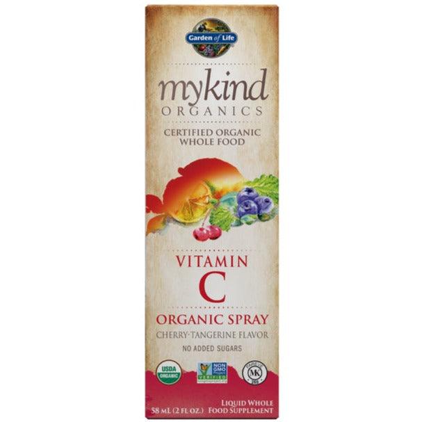 Garden of Life Mykind Organics Vitamin C Cherry-Tangerine Flavor Spray Vitamins - Vitamin C at Village Vitamin Store
