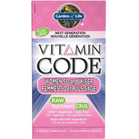Garden of Life Vitamin Code Women 50 & Wiser Raw 60 Vegetarian Caps Vitamins - Multivitamins at Village Vitamin Store