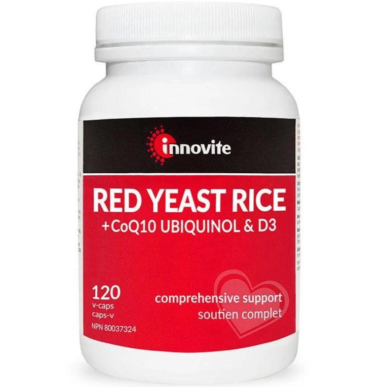 Innovite Red Yeast Rice 120 Veggie Caps Supplements - Cholesterol Management at Village Vitamin Store