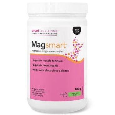 Smart Solutions Magsmart Magnesium Bis-glycinate Lemon Lime 400g Minerals - Magnesium at Village Vitamin Store