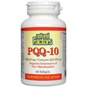 Natural Factors PQQ-10 60 Softgels Supplements at Village Vitamin Store