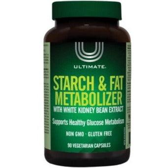 Ultimate Starch & Fat Metabolizer 90 Veggie Caps Supplements - Digestive Health at Village Vitamin Store