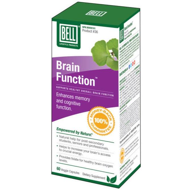 BELL Brain Function 60 Veggie Caps Supplements - Cognitive Health at Village Vitamin Store
