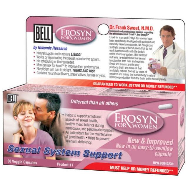 BELL Erosyn For Women 30 Veggie Caps Supplements - Intimate Wellness at Village Vitamin Store
