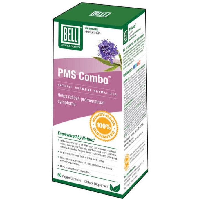 BELL PMS Combo 60 Veggie Caps Supplements - Hormonal Balance at Village Vitamin Store