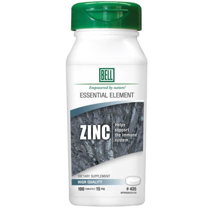 BELL Lifestyle Zinc 15mg 100 Tabs Minerals - Zinc at Village Vitamin Store