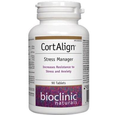 Bioclinic CortAlign Stress Manager 90 Tablets Supplements at Village Vitamin Store