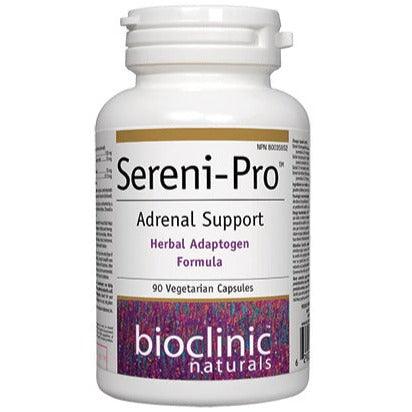 Bioclinc Naturals Sereni-Pro™ Adrenal Support 90 Veggie Caps Supplements - Stress at Village Vitamin Store