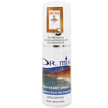 Dr. Mist Cool Mist Unscented Deodorant Spray 50mL Deodorant at Village Vitamin Store