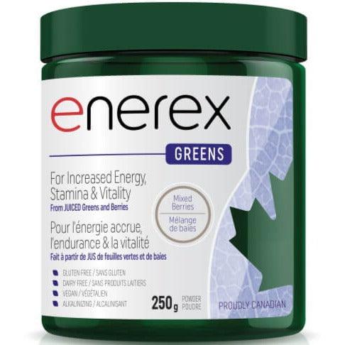 Enerex Greens Mixed Berries 250g Powder Supplements - Greens at Village Vitamin Store