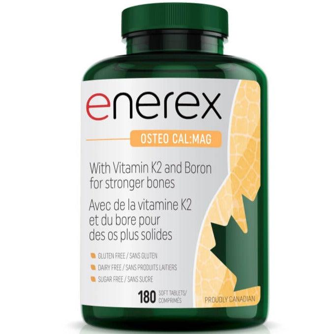 Enerex Osteo Cal:Mag 180 Tabs Supplements - Bone Health at Village Vitamin Store