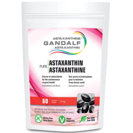 Flora Gandalf Astaxanthin 60 Softgels Supplements at Village Vitamin Store