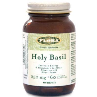 Flora Holy Basil 250mg 60 Veggie Caps Supplements at Village Vitamin Store