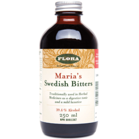 Flora Maria's Swedish Bitters With Alcohol 250ML Supplements at Village Vitamin Store