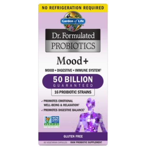 Dr. Formulated Probiotics Mood+ Shelf-Stable 60 Caps Supplements - Stress at Village Vitamin Store