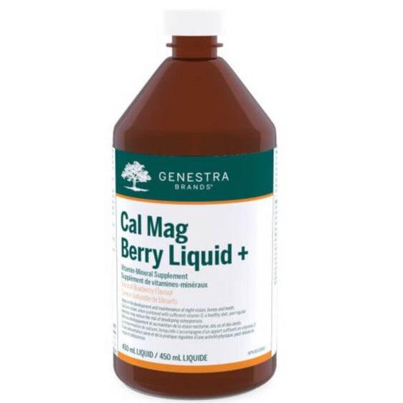 Genestra Cal Mag Berry Liquid + 450ml Minerals - Calcium at Village Vitamin Store