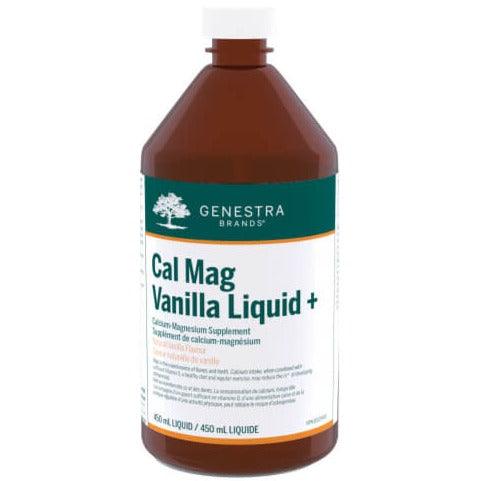 Genestra Cal Mag Vanilla Liquid + 450ml-Village Vitamin Store
