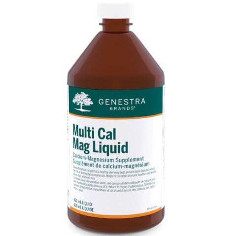 Genestra Multi Cal Mag Liquid 450ml Minerals - Calcium at Village Vitamin Store