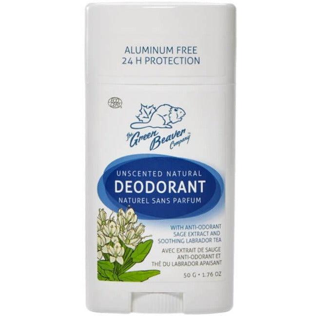 Green Beaver Natural Deodorant Unscented 50g Deodorant at Village Vitamin Store