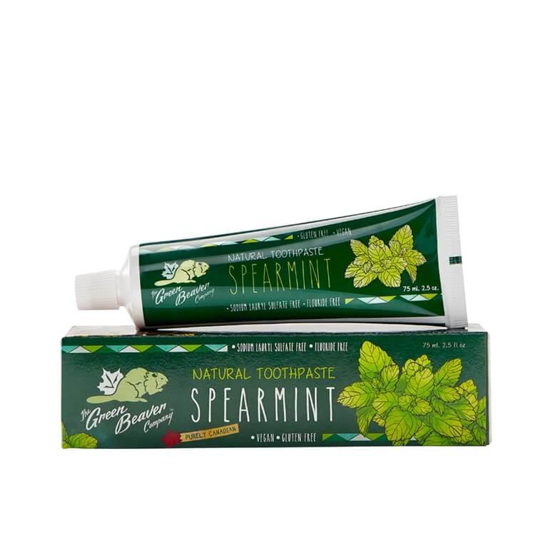 Green Beaver Natural Toothpaste Spearmint 75mL Toothpaste at Village Vitamin Store