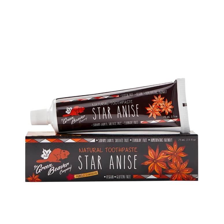 Green Beaver Natural Toothpaste Star Anise 75mL-Village Vitamin Store
