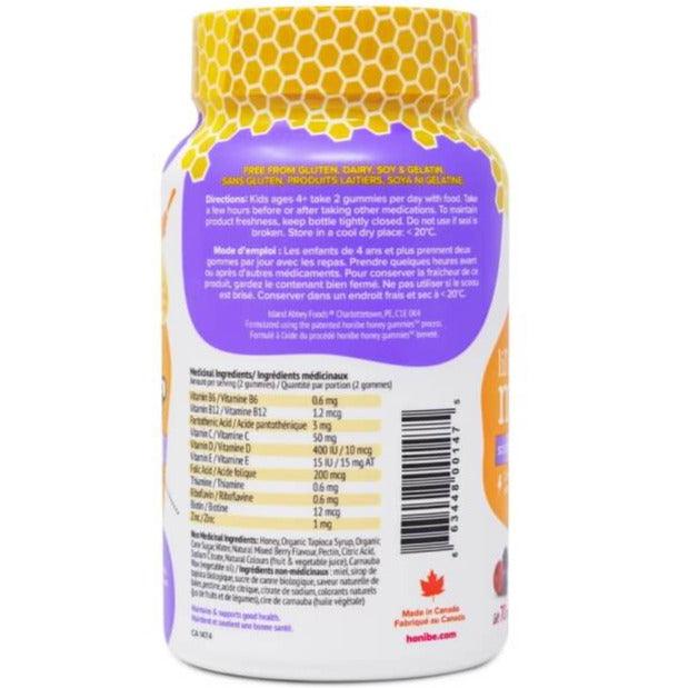 Honibe Complete Kids Multivitamin + Immune Natural Mixed Berry 70 Gummies Supplements - Kids at Village Vitamin Store
