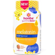 Honibe Melatonin Sleep Support Natural Strawberry 70 Gummies Supplements - Sleep at Village Vitamin Store