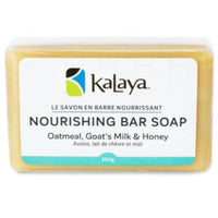 KaLaya Nourishing Bar Soap with Oatmeal Goat's Milk & Honey 100g Soap & Gel at Village Vitamin Store