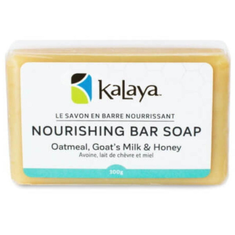 KaLaya Nourishing Bar Soap with Oatmeal Goat's Milk & Honey 100g Soap & Gel at Village Vitamin Store