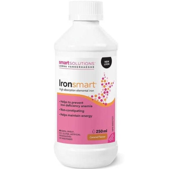 Smart Solutions IronSmart Delicious Caramel 250mL Minerals - Iron at Village Vitamin Store