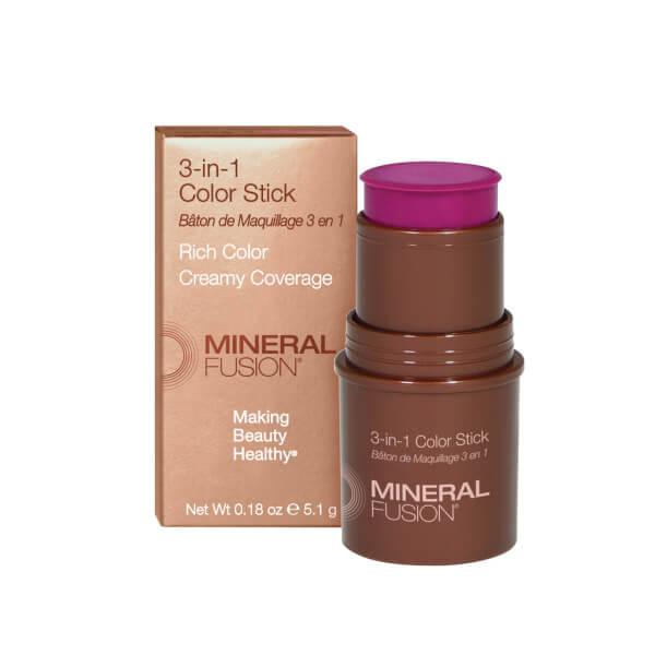 Mineral Fusion 3-In-1 Color Stick Berry Glow - Sheer Berry 5.1g Cosmetics - Makeup at Village Vitamin Store