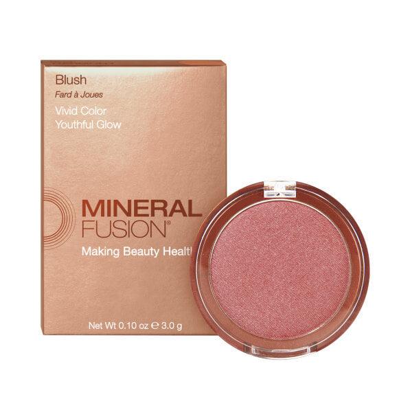 Mineral Fusion Blush Airy Mauve - Shimmer 3g Cosmetics - Makeup at Village Vitamin Store