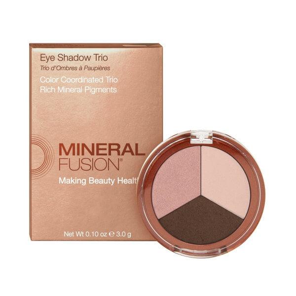 Mineral Fusion Eye Shadow Trio - Rose Gold 3.0g Cosmetics - Eye Makeup at Village Vitamin Store