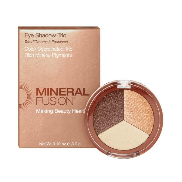 Mineral Fusion Eye Shadow Trio - Stunning 3.0g Cosmetics - Eye Makeup at Village Vitamin Store
