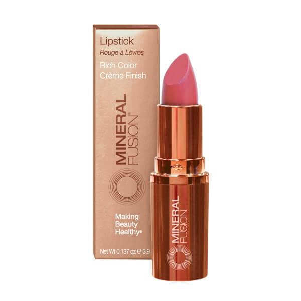 Mineral Fusion Lipstick Intensity - Peachy Pink 0.137oz Cosmetics - Lip Makeup at Village Vitamin Store