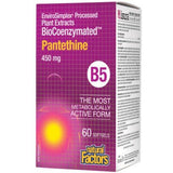 Natural Factors BioCoenzymated Pantethine 450mg B5 60 Softgels Supplements at Village Vitamin Store