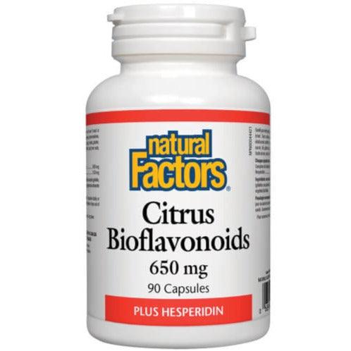 Natural Factors Citrus Bioflavonoids 650mg 90 Capsules Supplements at Village Vitamin Store