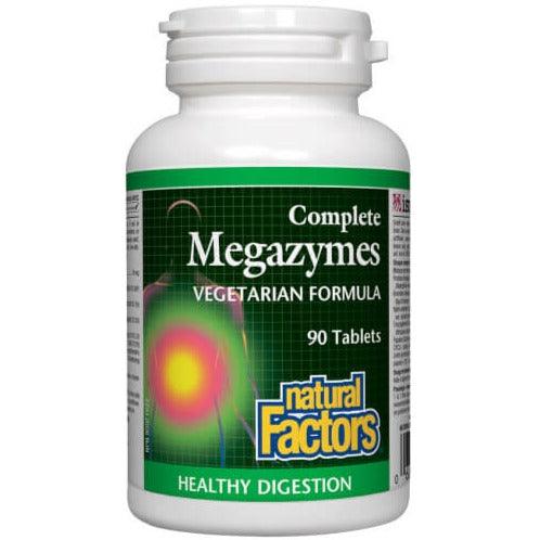 Natural Factors Complete Megazymes 90 Tabs Supplements - Digestive Enzymes at Village Vitamin Store