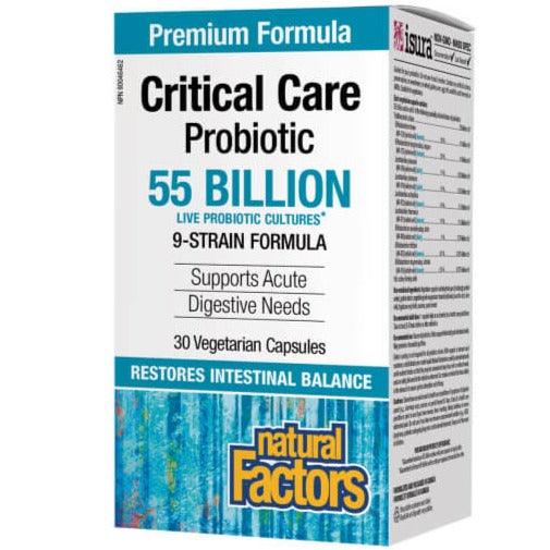 Natural Factors Critical Care Probiotic 55 Billion 30 Veggie Caps Supplements - Probiotics at Village Vitamin Store