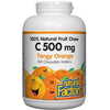 Natural Factors Natural Fruit Chew C 500mg Tangy Orange 180 Chewable Wafers Vitamins - Vitamin C at Village Vitamin Store