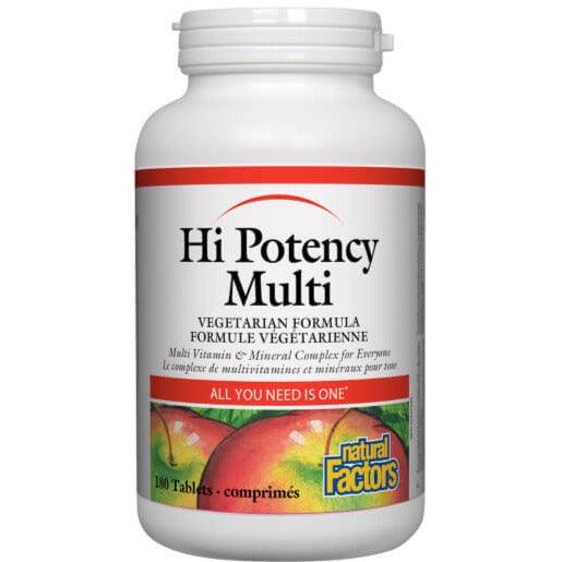 Natural Factors Hi Potency Multi 180 Tablets-Village Vitamin Store
