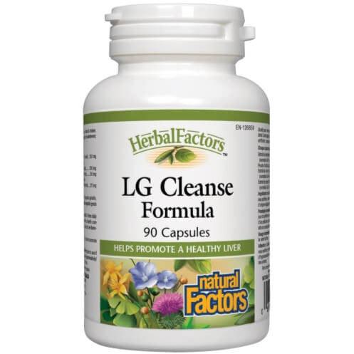 Natural Factors LG Cleanse Formula 90 Caps Supplements - Detox at Village Vitamin Store