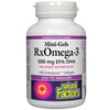 Natural Factors Mini-Gels Rx Omega-3 500mg EPA/DHA 120 Enteripure Softgels Supplements - EFAs at Village Vitamin Store