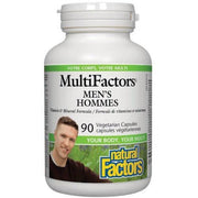 Natural Factors Multi Factors Men's 90 Veggie Caps Vitamins - Multivitamins at Village Vitamin Store